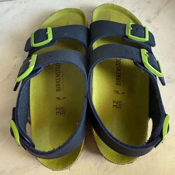 Birkenstock Blue and Green Sandals with Adjustable Straps - Picture 5 of 6